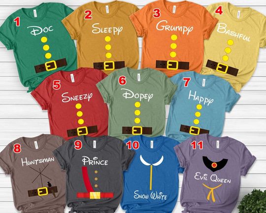 Discover Legend Dwarfs Inspired Costume Shirts, Dwarfs Cosplay Matching Shirt