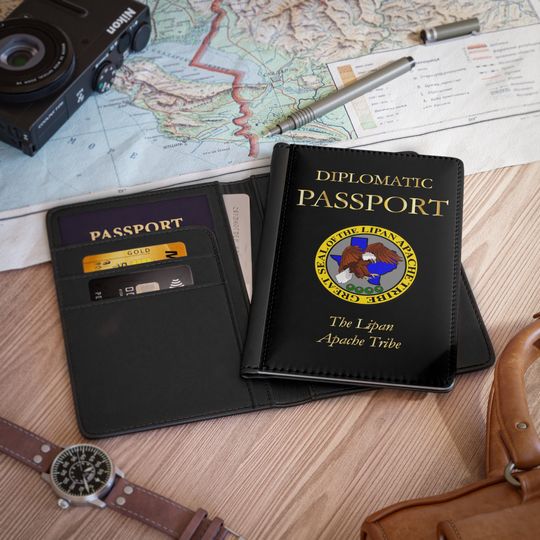 Discover Lipan Apache Tribe Diplomatic Passport Cover