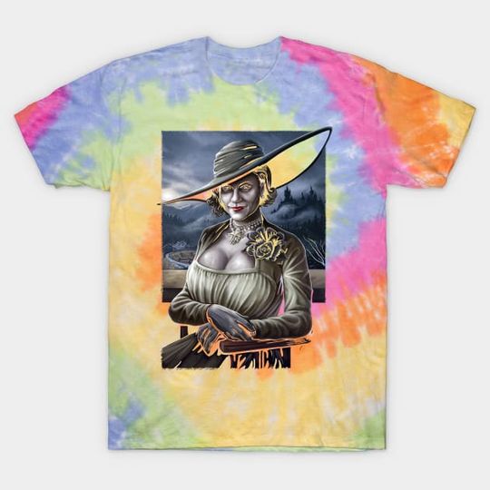 Discover Mona Lisa Lady Dimitrescu Tie Dye T-Shirt