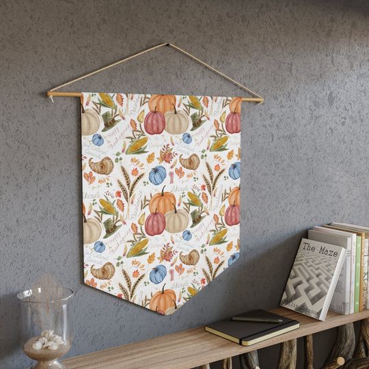 Discover Decolonize Thanksgiving Pennant, Fall Pennant, Indigenous Resistance Pennant