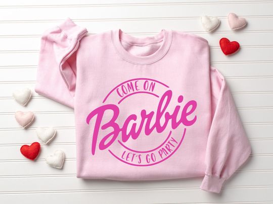 Discover Let's Go Party Sweatshirt for Birthday Girls