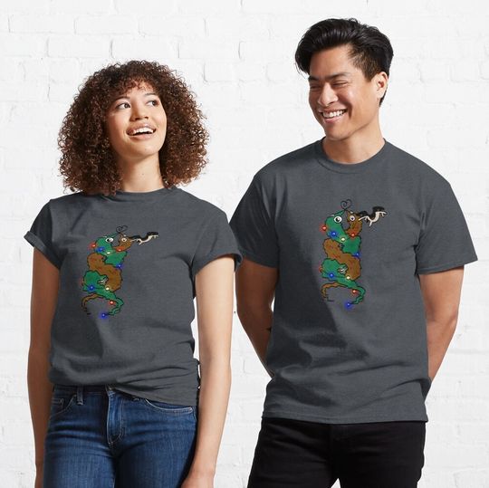 Discover christmas worm double helix Classic T-Shirt