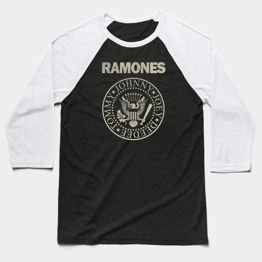 Discover Ramones Vintage - Rock Band - Baseball T-Shirt