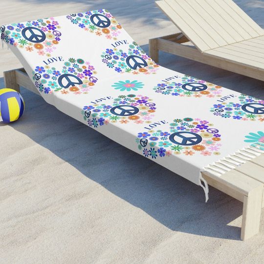 Discover Love/Peace Design - Boho Beach Cloth