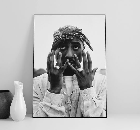 Discover Tupac Vintage Music Poster