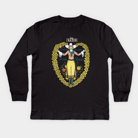 Discover The Byrds - Rock Band - Kids Long Sleeve T-Shirt