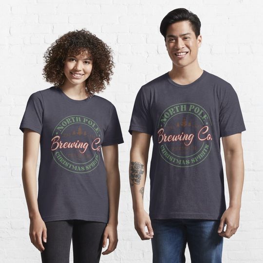 Discover North Pole Brewing Company Funny Christmas T-Shirt