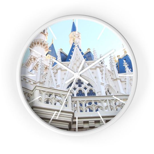 Discover Castle Wall Clock, Home Decor, Gift, Wall Clock, Clock