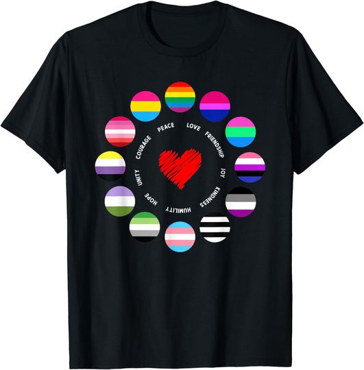 Discover Gay Pride LGBTQ Rainbow LGBT Pride T-Shirt