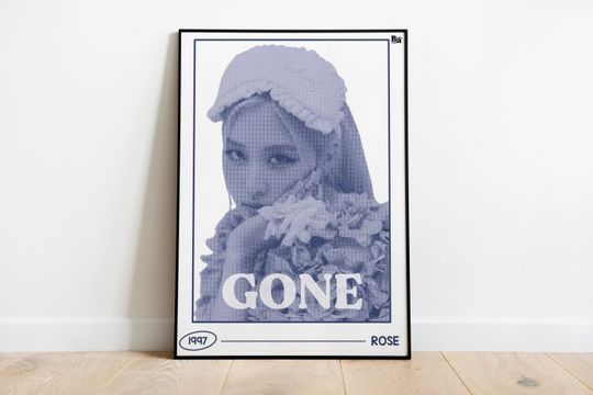 Discover Rosé Gone Poster,  Rosé Solo Album Photoshoot Poster