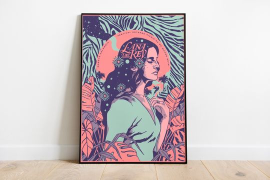 Discover Lana Del Rey Poster, Timeless Lyric Poster