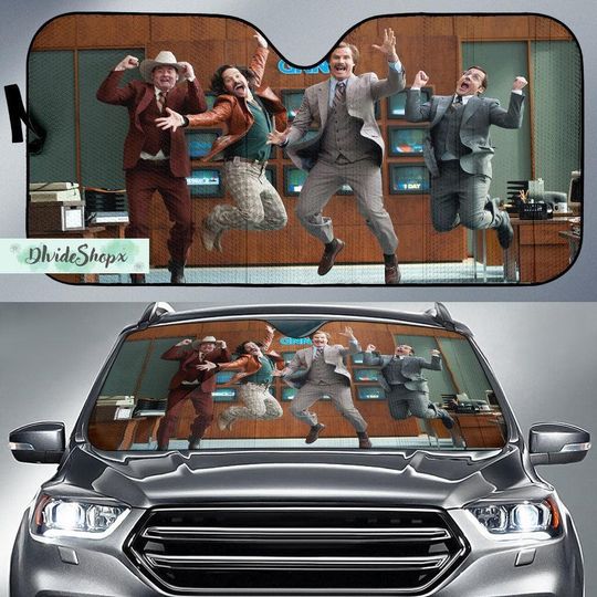 Discover Anchorman Car Sun Shade, Ron Burgundy SunShade