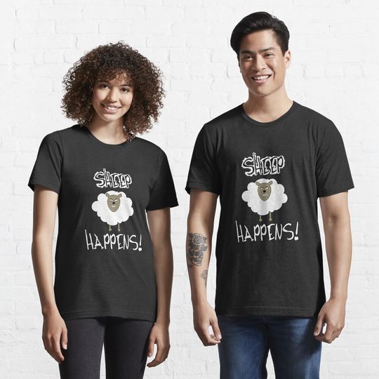 Discover Sheep Happens Essential T-Shirt