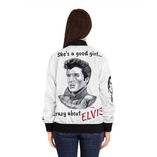 Discover Elvis Presley Women's Bomber Jacket