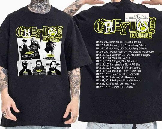 Discover Grey Day Tour 2023 T-Shirt