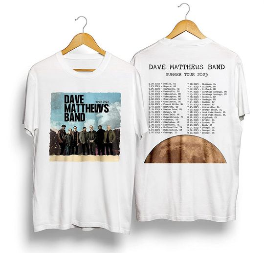 Discover Dave Matthews Band Tee, DMB Summer Tour 2023, Unisex Music T-shirt
