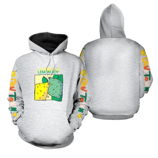 Discover Cavetown Lemon Boy Cartoon Print Hoodies