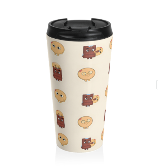 Discover Choco and Pancake  Travel Coffee Mug