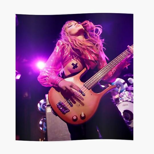 Discover Victoria De Angelis Maneskin Rock Band Premium Matte Vertical Poster