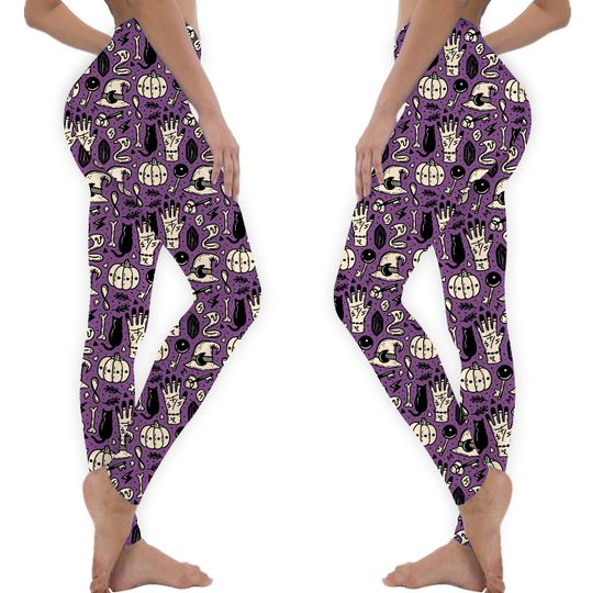 Discover Witchy Halloween Leggings
