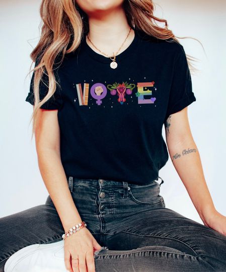 Discover Vote Tshirt,Banned Books Shirt, Feminist Shirt, Political Activism Shirt