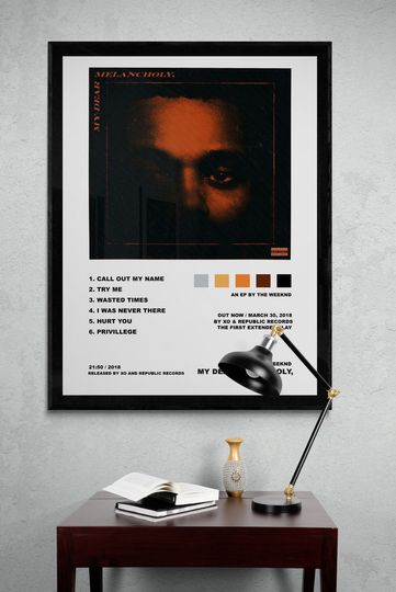 Discover Weeknds My Dear Melancholy Poster