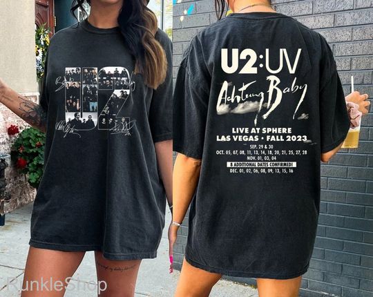 Discover U2 Band 90s Vintage Shirt, Achtung Baby U2 Tour 2023 Shirt