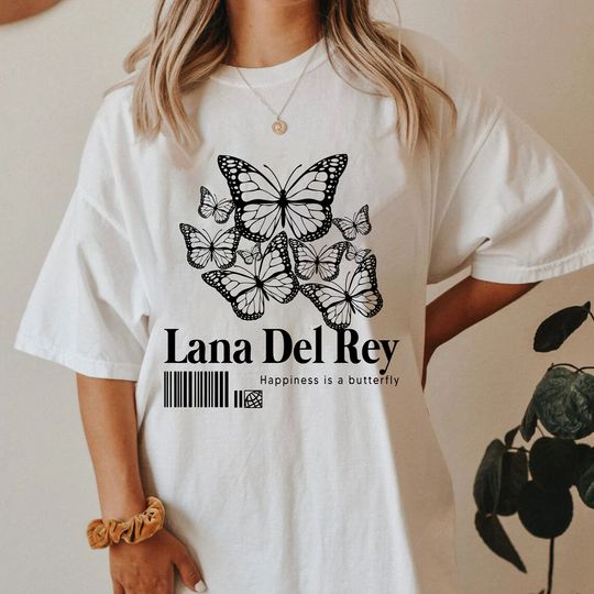 Discover Lana Del Rey Tour 2023 Girl Flower Merch Shirt