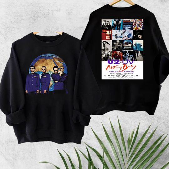 Discover Rock Band U2 Sweatshirt, U2 Band Achtung Baby Live At Sphere Sweatshirt