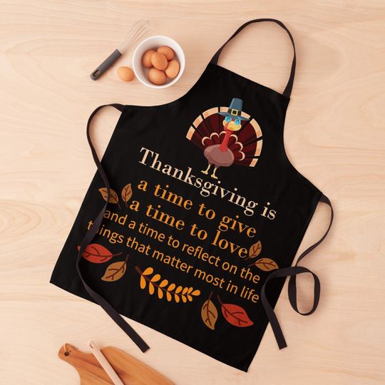Discover Funny Turkey Thanksgiving Kitchen Apron