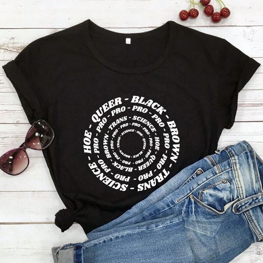 Discover Black Lives Matter Feminist Shirts Women Queer Black Tshirt Cotton T Shirt Top