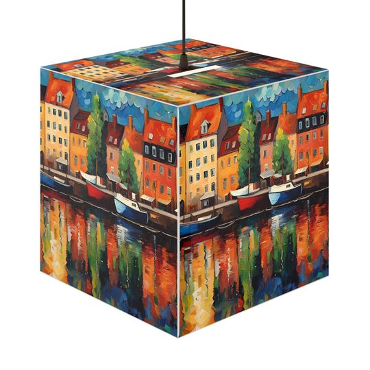 Discover City Light Cube Lamp