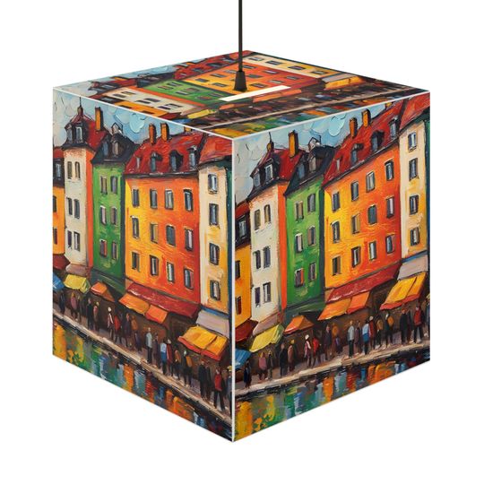 Discover City Light Cube Lamp