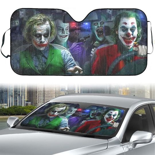 Discover Joker Brother Driving Car Sun Shade