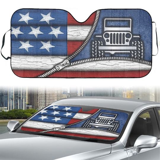 Discover Jeep Car Sun Shade