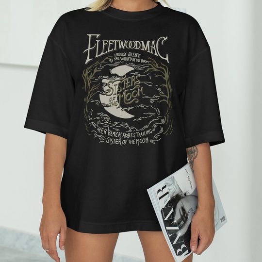 Discover Vintage Fleetwood Mac Shirt, Sisters Of The Moon Shirt, fleetwood mac merch