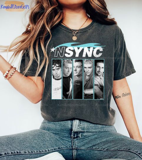 Discover Vintage Nsync Shirt, Nsync  Shirt, 90s Boy Band Shirt