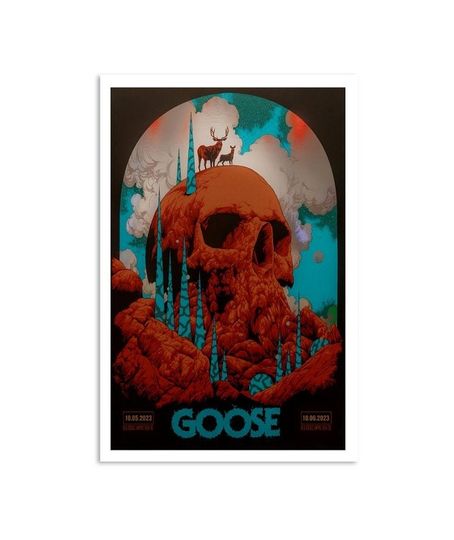 Discover Goose Oct 5 & 6, 2023 Red Rocks Amphitheatre Morrison Poster