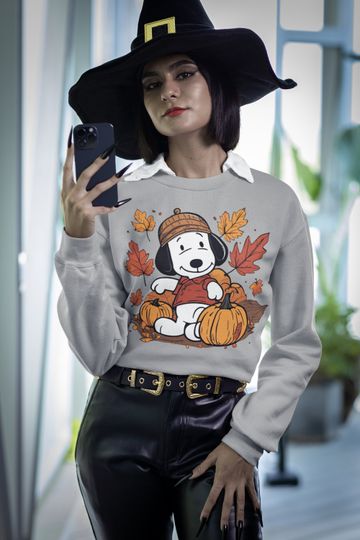 Discover Fall Snoopy Sweatshirt - Autumn Collection