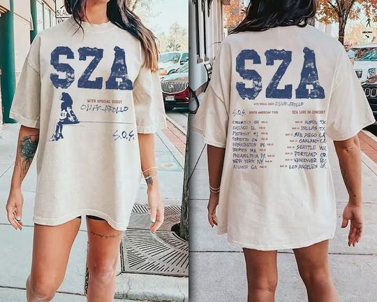 Discover Vintage SZA Shirt with Full Tracklist