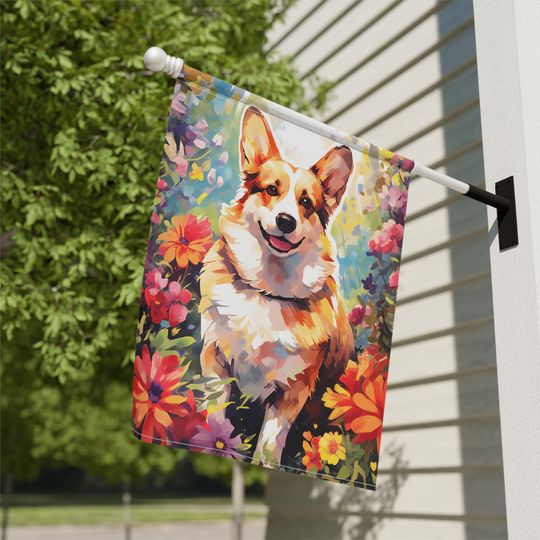 Discover Corgi Lover's House Flag Gifts