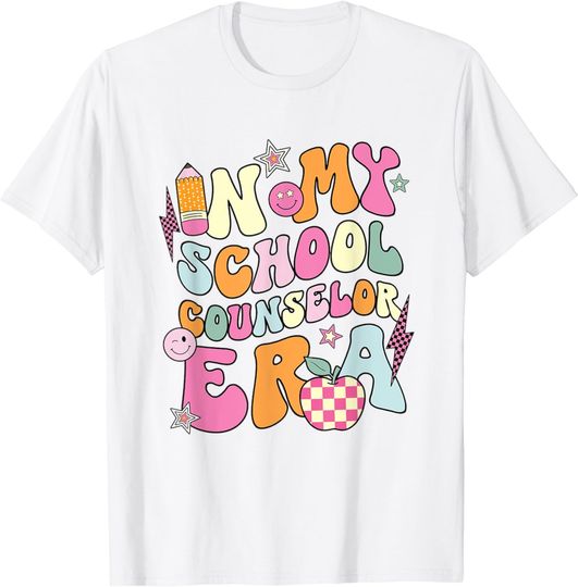 Discover In My School Counselor Era Back To School Teacher Life T-Shirt