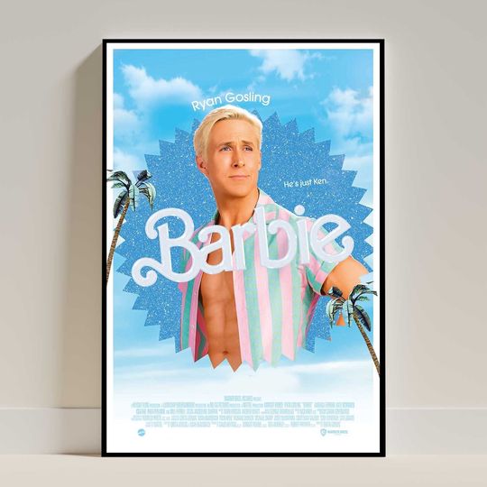 Discover BARBIE, Ryan Gosling, Margot Robbie, Movie, Poster