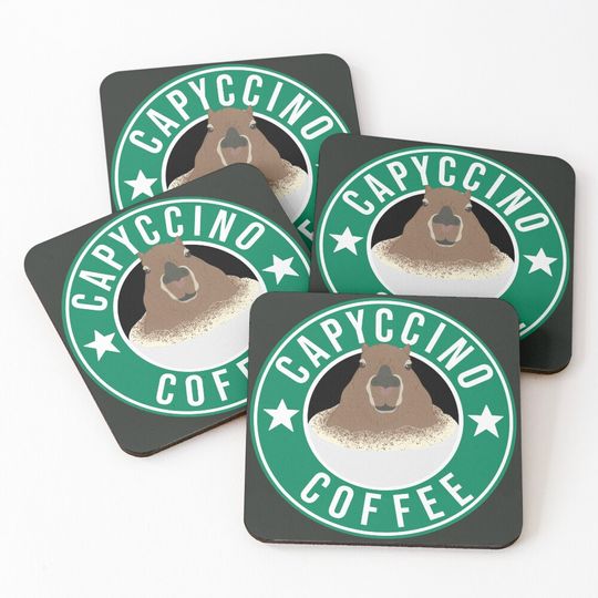 Discover Capyccino Coffee Coasters
