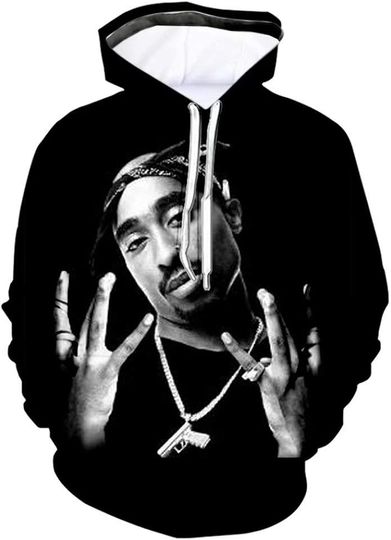 Discover 3D Legend Rapper Pullover Men Unisex Hoodie
