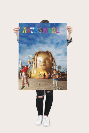 Discover Travis - Astroworld / Premium Poster