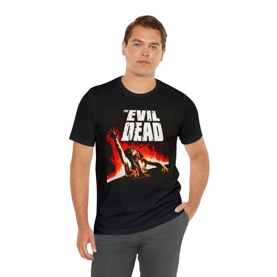 Discover THE EVIL DEAD Tshirt T-shirt T shirt Vintage Aesthetic Movie Poster Tee 1980s Horror