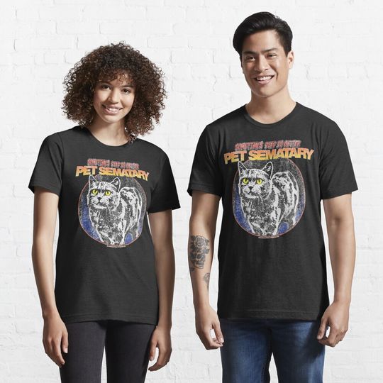 Discover Pet Sematary Church The Cat Circle Graphic Essential T-Shirt