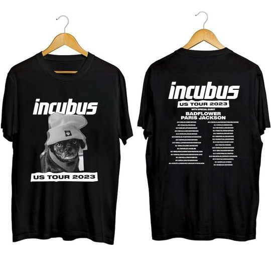 Discover Incubus Band US Summer Tour 2023 Shirt, Incubus Band Fan Shirt
