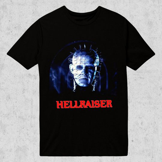 Discover Vintage Hellraiser Halloween T-shirt, Hellraiser Pinhead T-shirt, Horror Movie Tee